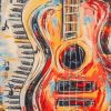 Abstract Guitar Paint By Numbers