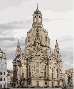 Dresden Church Paint By Numbers