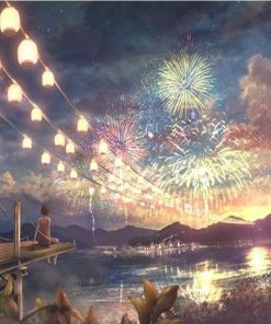 Fireworks At Nights Paint By Numbers