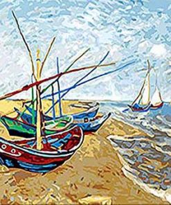 Fishing Boats Paint By Numbers