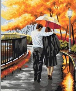 Couple Walking Paint By Numbers