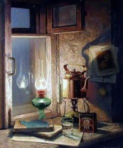 Oil Lamp Paint By Numbers