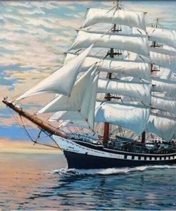 Sailing Boat Paint By Numbers
