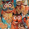 Vintage Owl Paint By Numbers