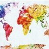 World Map Paint By Numbers