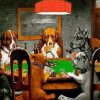 Dogs Playing Poker Paint By Numbers