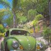 Antique Green VW Paint By Numbers