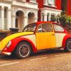 Colorful VW Beetle Paint By Numbers