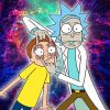 Crazy Rick And Morty Art Paint By Numbers