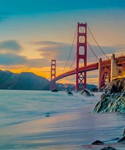 Golden Gate Bridge San Francisco Paint By Numbers