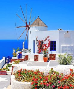 Greece Island Santorini Paint By Numbers