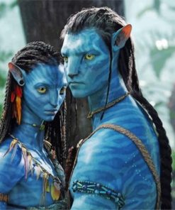 Jake Sully And Neytiri Avatar Paint By Numbers