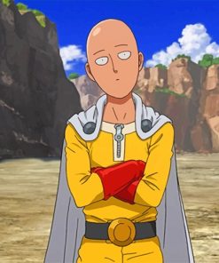 One Punch Man Saitama Paint By Numbers