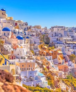 Santorini Thera Greece Paint By Numbers