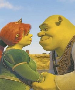 Shrek And Fiona Art Paint By Numbers