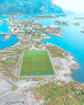 Soccer Field Paint By Numbers