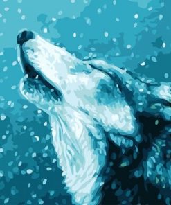 The Howl Of A Lone Wolf Paint By Numbers