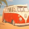 Vintage VW Bus Paint By Numbers