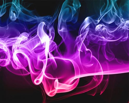 Abstract Colorful Smoke Paint By Numbers