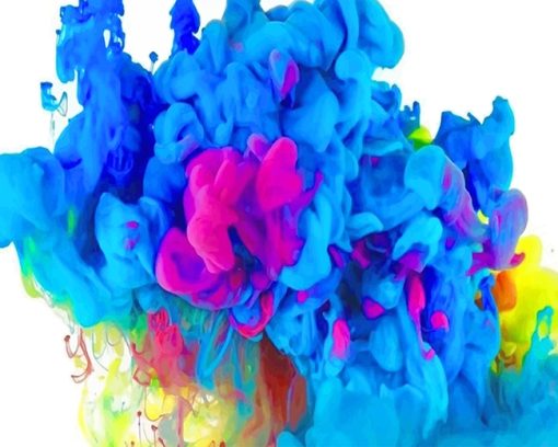 Beautiful Colorful Smoke Paint By Numbers