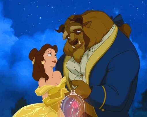 Beauty And The Beast Paint By Numbers