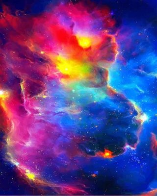 Colorful Universe Paint By Numbers
