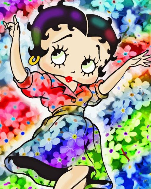 Betty Boop Art Paint By Numbers