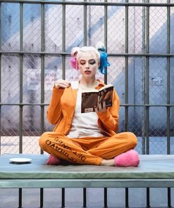Harley Quinn Reading Paint By Numbers