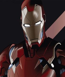 Iron Man Art Paint By Numbers