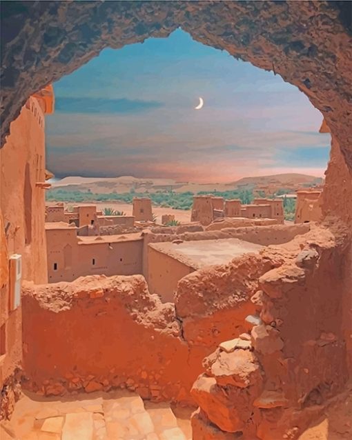 Kasbah Ait Ben Haddou Morocco Paint By Numbers
