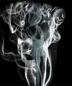 Smoke Black Background Paint By Numbers