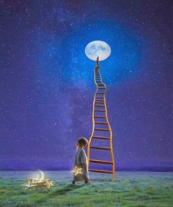 Stairway To Moon Paint By Numbers