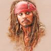 Captain Jack Sparrow Art Paint By Numbers