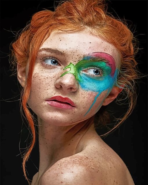Ginger Girl Paint By Numbers