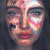 Sad Colorful Girl Paint By Numbers
