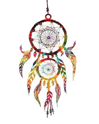 Simple Colorful Dream Catcher Paint By Numbers