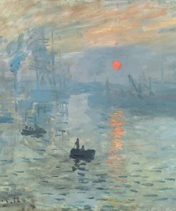 Claude Monet Sunrise Paint By Numbers
