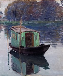Claude Monet The Studio Boat Paint By Numbers