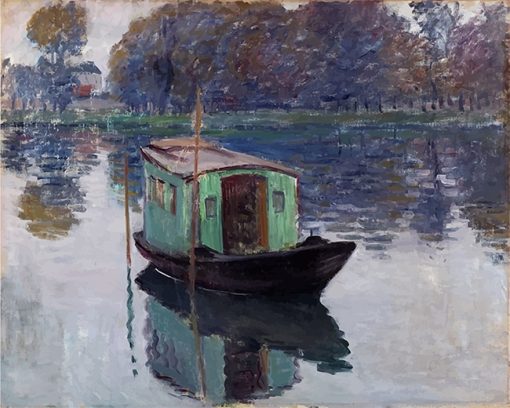 Claude Monet The Studio Boat Paint By Numbers