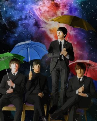 Galaxy Beatles Art Paint By Numbers