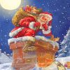 Santa Christmas Gifts Paint By Numbers