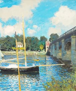Claude Monet The Bridge At Argenteuil Paint By Numbers
