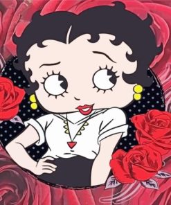 Cute Betty Boop Paint By Numbers