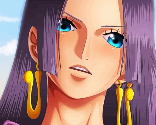 Boa Hancock Anime Character Paint By Numbers