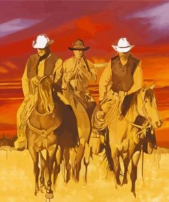 Cowboys In Arizona Art Paint By Numbers