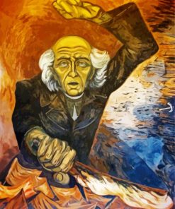 Father Hidalgo By Jose Clemente Orozco Paint By Numbers