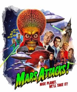 Mars Attacks Paint By Numbers