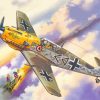 Messerschmitt Bf 109 Planes Paint By Numbers