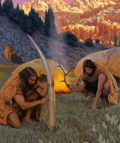 Prehistory Men Art Paint By Numbers