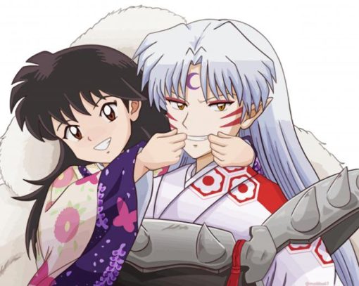 Rin And Sesshomaru Art Paint By Numbers